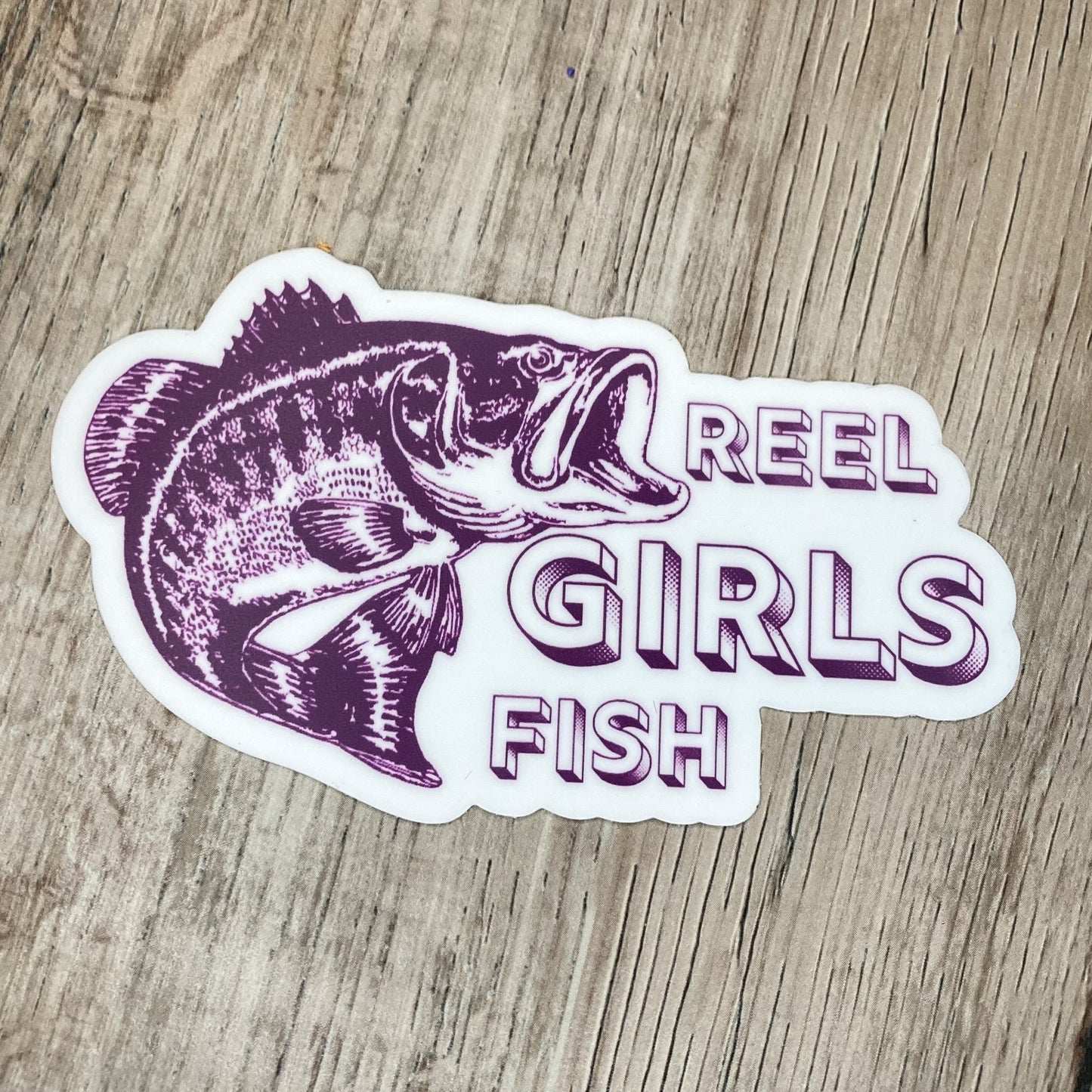 Reel Girls Fish decal